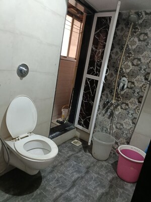 Bathroom in 2 BHK Apartment at Vedant Shree Gopinath Sublime, Kalwa – for Rent