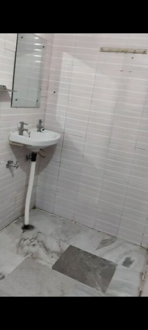 Bathroom in 2 BHK Builder Floor at Mehrauli – for Rent