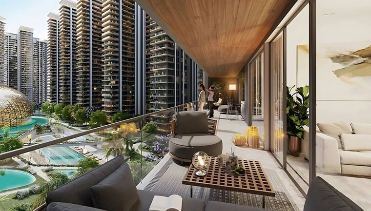 Living Room, elan-the-presidential 5 Bedroom 4495 Sq.Ft. Apartment In Sector 106 Gurgaon 10376613