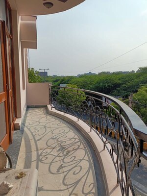 Balcony in 3 BHK Apartment at Vasant Enclave – for Rent