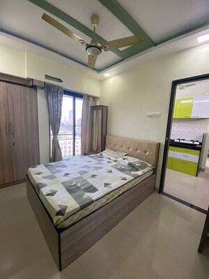 Bedroom in 1 BHK Apartment at Dedhia Elita, Ghodbunder Road – for Rent