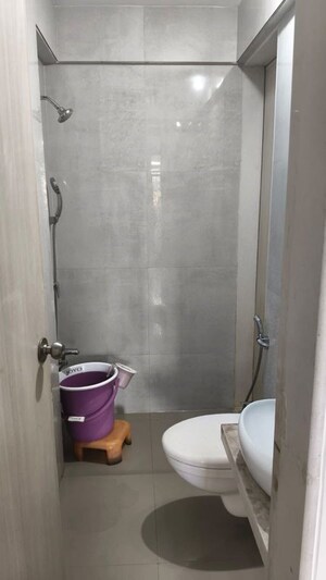 Bathroom in 2 BHK Apartment at Vihang Hills, Ghodbunder Road – for Rent