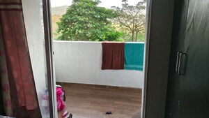 Balcony in 2 BHK Apartment at Vihang Hills, Ghodbunder Road – for Rent