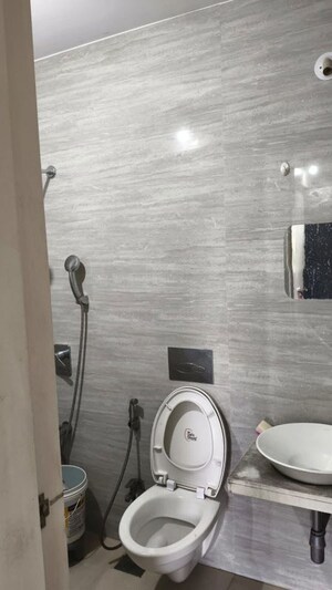 Bathroom in 2 BHK Apartment at Vihang Hills, Ghodbunder Road – for Rent