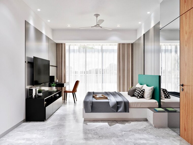 Living Room, ajmera-beverly-hills-and-royal-empire 3 Bedroom 1850 Sq.Ft. Apartment In Andheri West Mumbai 10376715