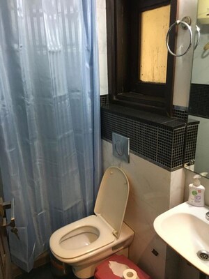 Bathroom in 3 BHK Builder Floor at Defence Colony – for Rent