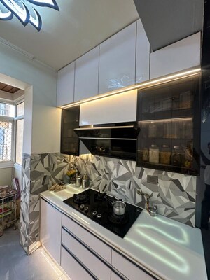 Kitchen in 3 BHK Apartment at Amrapali Silicon City, Sector 76 – for Rent