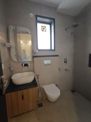 Bathroom in 1 BHK Builder Floor at Ansal Sushant Lok I, Sector 43 – for Rent