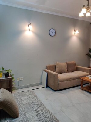 Living Room in 2 BHK Builder Floor at Kalkaji – for Rent