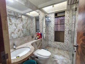 Bathroom in 2 BHK Apartment at Paradise  Sai Crystals, Kharghar – for Rent