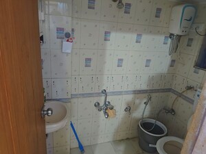 Bathroom in 3 BHK Apartment at Hari Om Heritage, Kharghar – for Rent