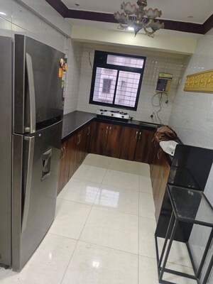 Kitchen in 3 BHK Apartment at Hari Om Heritage, Kharghar – for Rent