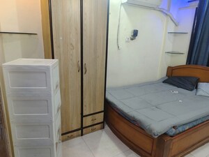 Bathroom in 3 BHK Apartment at Hari Om Heritage, Kharghar – for Rent