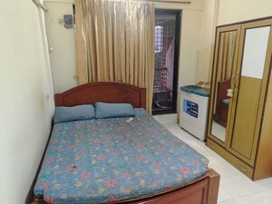 Bedroom in 3 BHK Apartment at Hari Om Heritage, Kharghar – for Rent