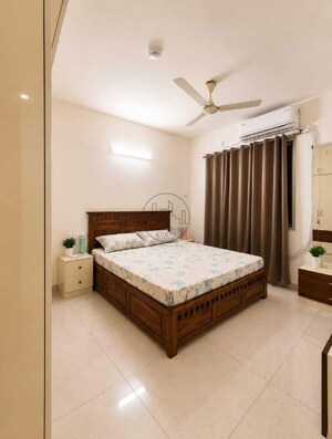 Bedroom in 2 BHK Apartment at Prestige Lakeside Habitat Villas, Gunjur – for Rent