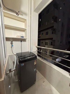 Balcony in 1 BHK Apartment at SMR Vinay Iconia Phase II, Kondapur – for Rent