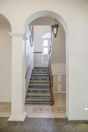 Staircase in 4 BHK Villa at Assagao – for Sale