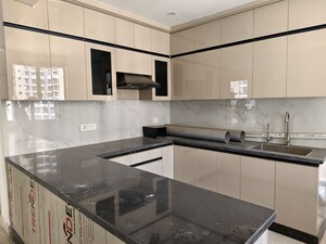 Kitchen in 3 BHK Apartment at Sikka Kaamna Greens, Sector 143a Noida – for Rent