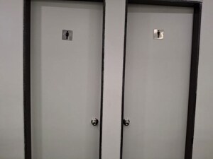 Bathroom in  Office Space at Inizio, Andheri East – for Rent