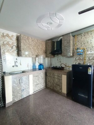Kitchen in 2 BHK Builder Floor at Malviya Nagar – for Rent
