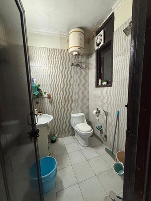 Bathroom in 2 BHK Builder Floor at Malviya Nagar – for Rent