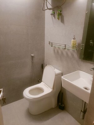 Bathroom in 2 BHK Apartment at Unitech Rakshak, Sector 41 – for Rent
