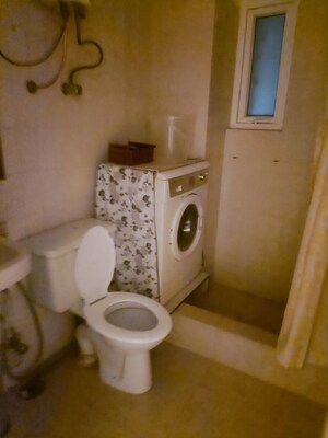 Bathroom in 2 BHK Apartment at Unitech Rakshak, Sector 41 – for Rent