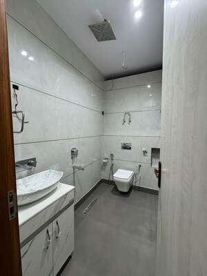 Bathroom in 3 BHK Builder Floor at Rajouri Garden – for Rent