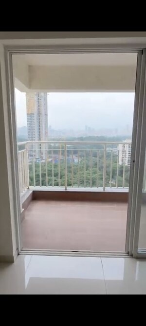 Balcony in 3 BHK Apartment at Lodha Amara Tower 24 And 25, Kolshet Road – for Rent