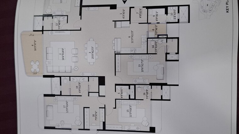 Floor Plan, rustomjee-balmoral 4 Bedroom 1531 Sq.Ft. Builder Floor In Chembur Mumbai 10377056