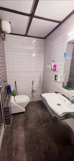 Bathroom in 2 BHK Apartment at Eden Garden CHS, Viman Nagar – for Rent