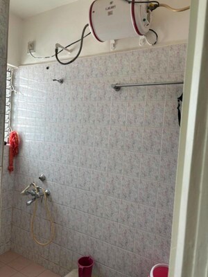 Bathroom in 1 BHK Apartment at Naiknavare Sunshine Court, Kalyani Nagar – for Rent