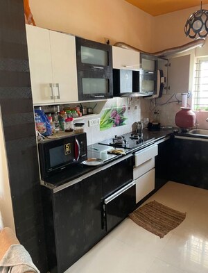 Kitchen in 3 BHK Apartment at SV Brindavanam, Panathur – for Rent