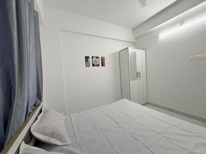 Master Bedroom in 1 BHK Independent House at Akshay Apartments Wadgaon Sheri, Wadgaon Sheri – for Rent