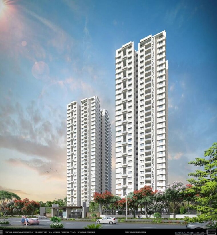 Exterior View, jayabheri-the-summit 3 Bedroom 2200 Sq.Ft. Apartment In Narsingi Hyderabad 10377129