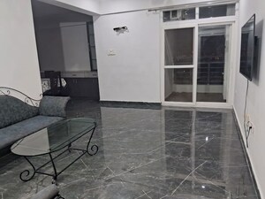 Staircase in 3.5 BHK Apartment at Rishita Manhattan, Gomti Nagar – for Rent
