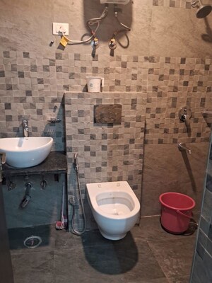 Bathroom in 3.5 BHK Apartment at Rishita Manhattan, Gomti Nagar – for Rent