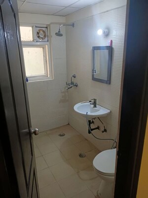 Bathroom in 2 BHK Builder Floor at RWA Jalvayu Vihar, Sector 25 – for Rent