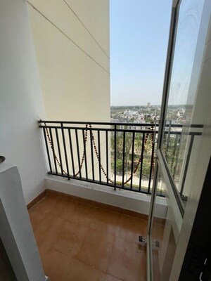 Balcony in 3 BHK Apartment at Ansal Sushant Jeevan Enclave, Sushant Golf City – for Rent