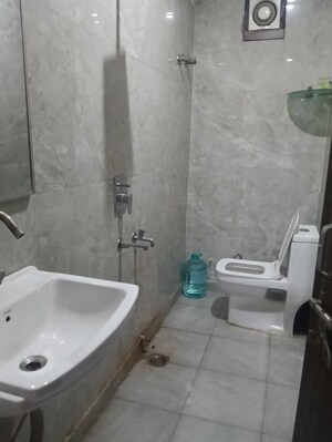 Bathroom in 3 BHK Builder Floor at Dwarka – for Rent