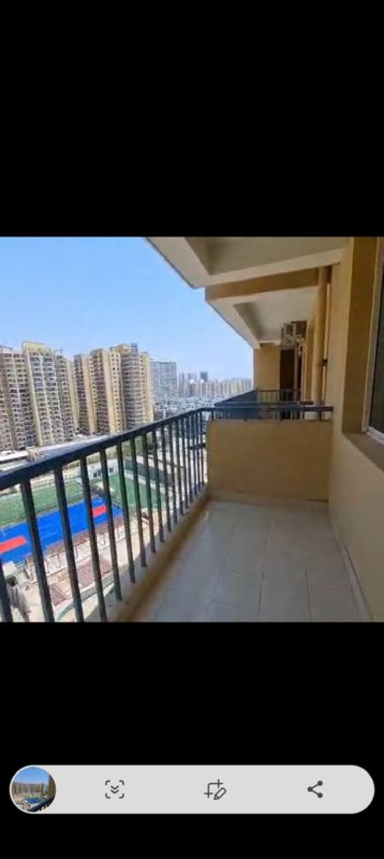 Balcony, sare-petioles 4 Bedroom 2360 Sq.Ft. Apartment In Sector 92 Gurgaon 10354245