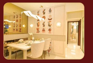 Living Room in 2 BHK Apartment at Dosti 604, Wagle Industrial Estate – for Sale