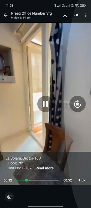 Staircase in 2 BHK Apartment at Emenox La Solara, Sector 16 Greater Noida – for Sale