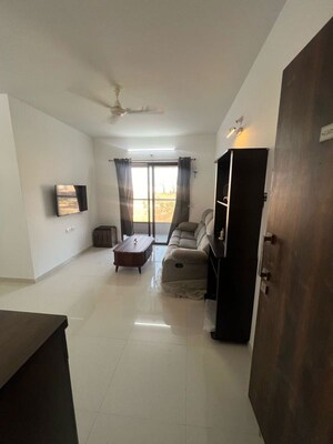 Living Room in 2 BHK Apartment at Roshan Milestone, Tathawade – for Rent