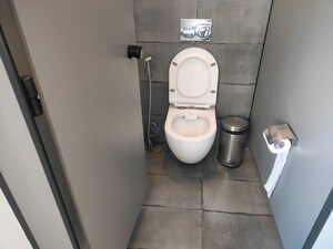 Bathroom in  Office Space at Deccan Gymkhana – for Rent