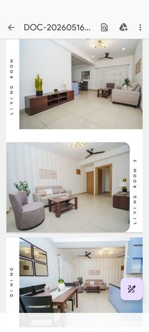 Living Room in 3.5 BHK Apartment at Panchsheel Greens II, Sector 16 Greater Noida – for Sale