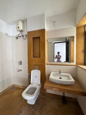 Bathroom in 3 BHK Apartment at Lodha Splendora, Ghodbunder Road – for Rent