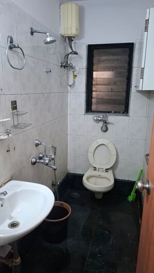 Bathroom in 1 BHK Apartment at Nahar Amrit Shakti, Chandivali – for Rent