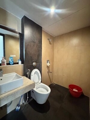 Bathroom in 2 BHK Apartment at Lodha Splendora, Ghodbunder Road – for Rent