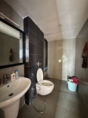 Bathroom in 2 BHK Apartment at Lodha Splendora, Ghodbunder Road – for Rent